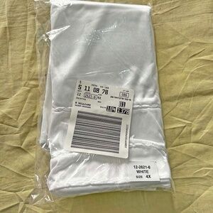 CULOTTE UNDERLINER, SNIP TO FIT, WHITE, SIZE 4X, COMFORT CHOICE OneStopPlus,